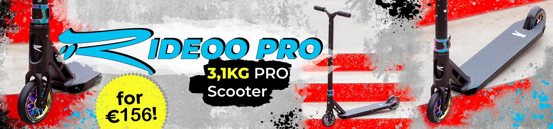 4 Rideoo Pro 3,1 kg